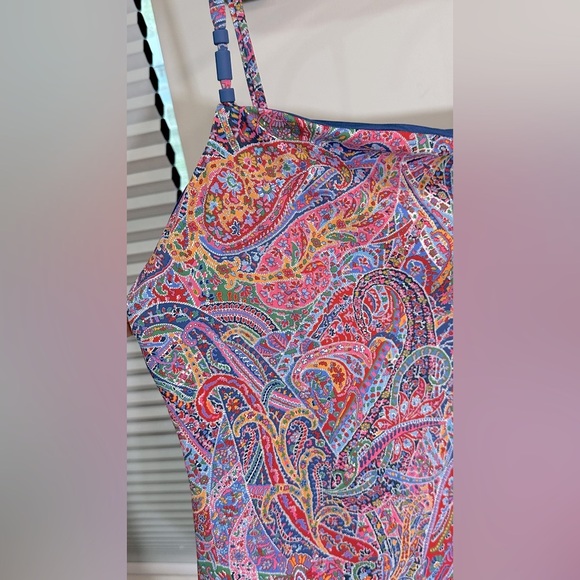 NWT Onia Juliette One Piece Liberty Paisley Lavender Multi Swimsuit Large - Picture 5 of 10